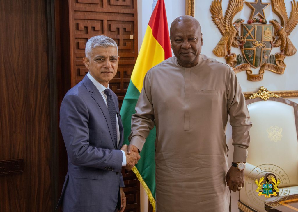 President Mahama welcomes London Mayor.